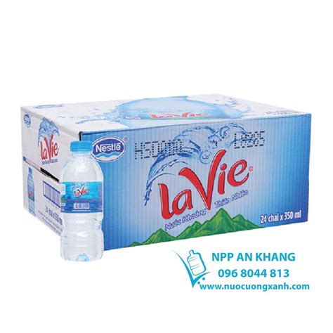 Nước khoáng Lavie 350ml (24 chai/1 thùng) - Nước Uống Xanh