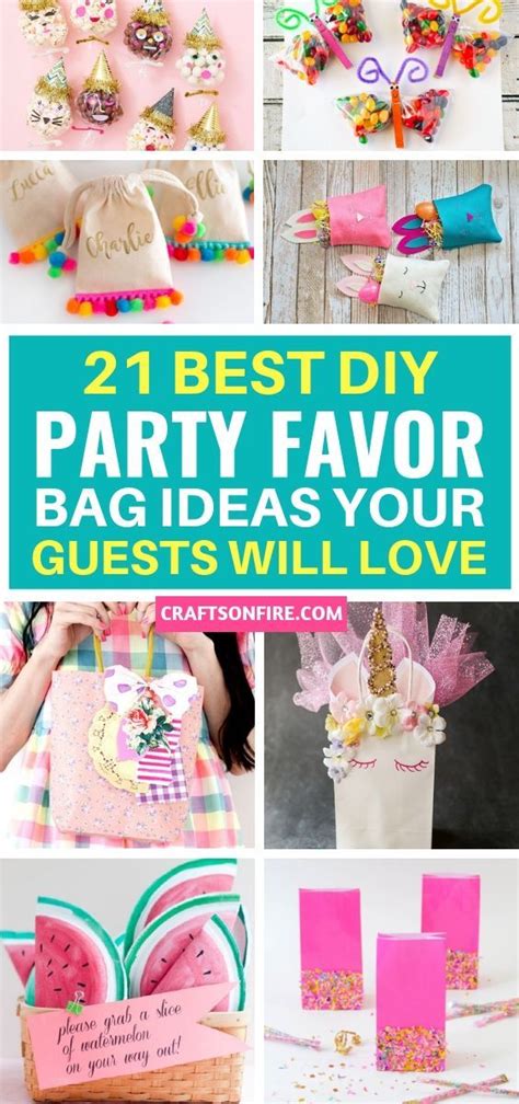 21 Cheap DIY Party Favor Bags Your Guests Will Love - Craftsonfire ...