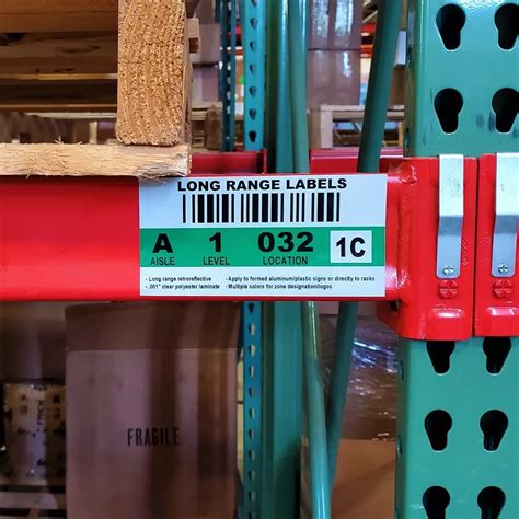 Warehouse Barcode Signs | William Frick & Company