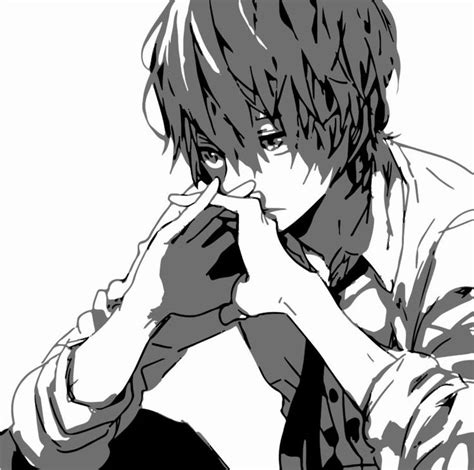 Sad Anime Manga Icons Boy Blue Sad Anime Boy Aesthetic â€“ Viral And ...