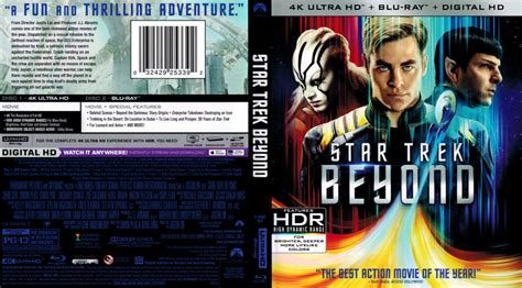 Star Trek Beyond (2016) R1 4K UHD Blu-Ray Cover - DVDcover.Com