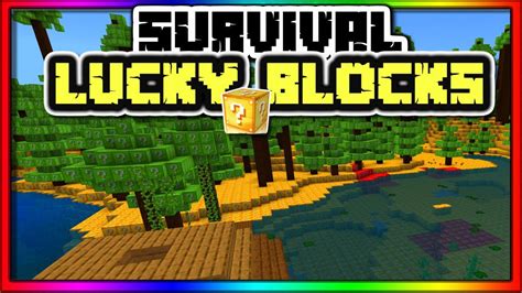 Survival Lucky Blocks Map (1.19) - MCPE/Bedrock - 9Minecraft.Net