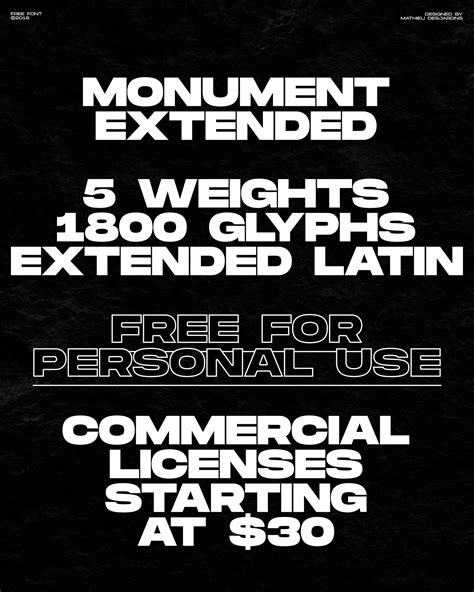 Descargar Fuente Monument Extended GRATIS en iFONT