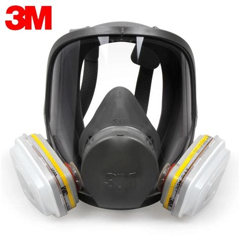 3M 6800+6057 Full Face Mask Reusable Respirator Filter Mask Anti Dust ...