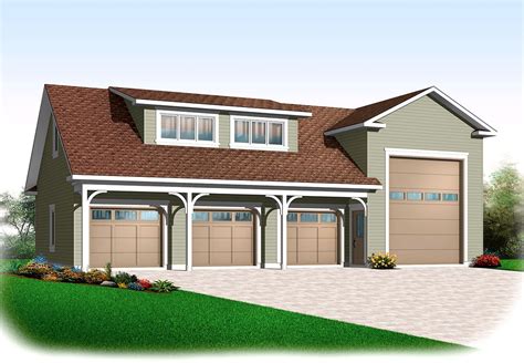 House Plans With Rv Garage - Decorative Canopy