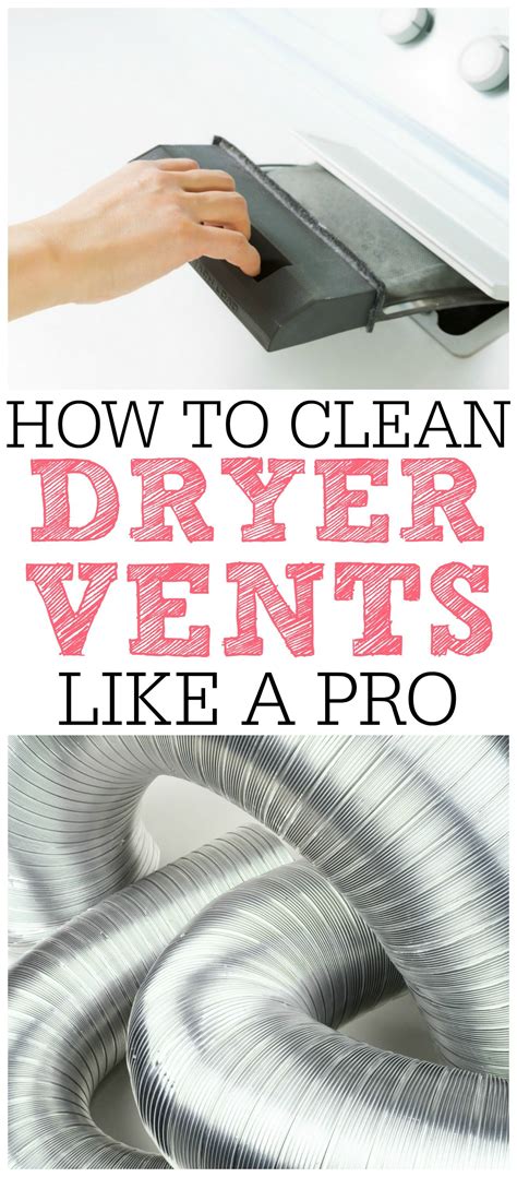 How To Clean Your Dryer Vent | Deep cleaning tips, Clean dryer vent ...