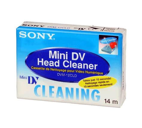 Sony MiniDV Head Cleaner - Head Cleaning Cassette - Sony DVM-12CLD ...