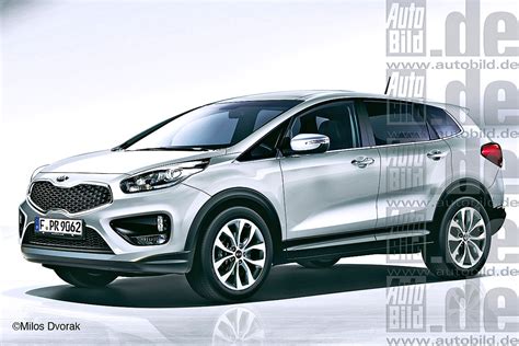 Kia planning a hybrid crossover - Rendering