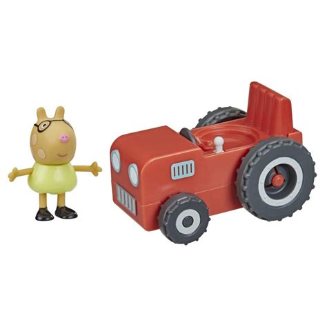 Peppa Pig Toys Little Tractor Vehicle with Moving Wheels, Includes ...