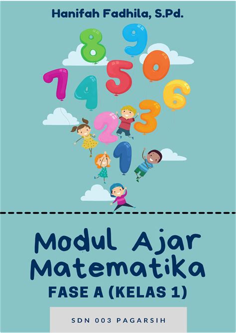 2. Contoh Modul AJAR Matematika Kelas 1 (FASE A) Bilangan - INFORMASI ...