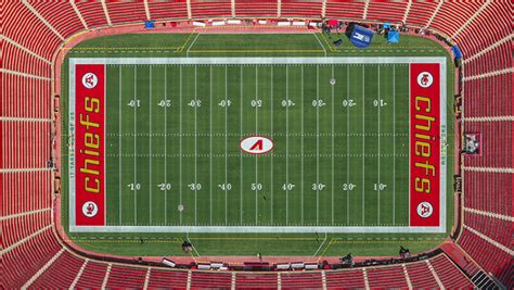 Kansas City Chiefs Using Original Arrowhead Stadium Field Design ...