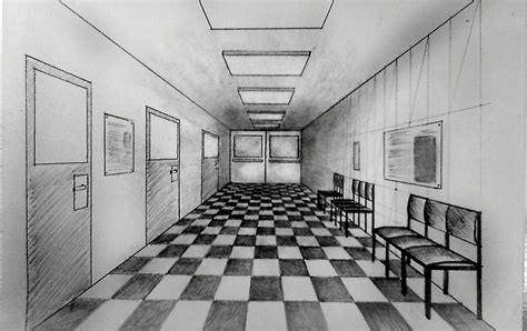 How To Draw A Room Using One Point Perspective How To Draw Perspective ...