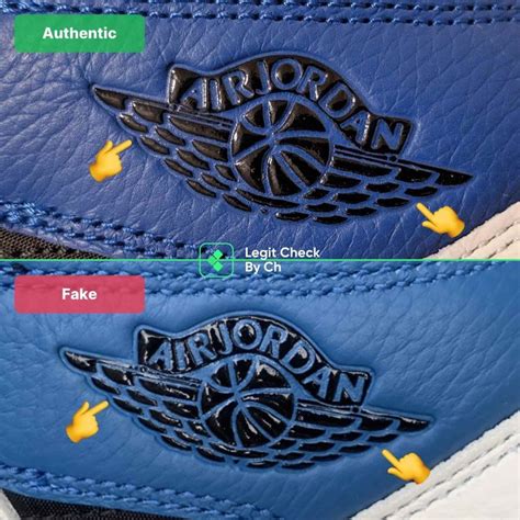 This fake vs real Air Jordan 1 Travis Scott Fragment comparison image ...