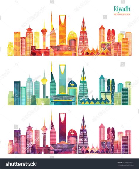 Riyadh Skyline Vector Illustration Stock Vector (Royalty Free ...