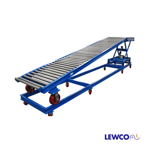 Gravity Conveyor with Adjustable Decline Angle from Work Platform ...