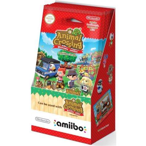 Animal Crossing Welcome Amiibo Card Box (20 Packs, 3 Cards per Pack ...