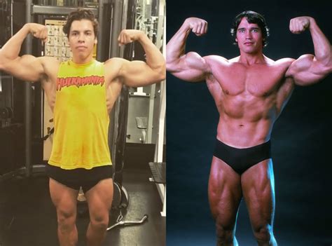 Arnold Schwarzenegger’s Son Joseph Baena Recreates Dad’s Bodybuilder ...