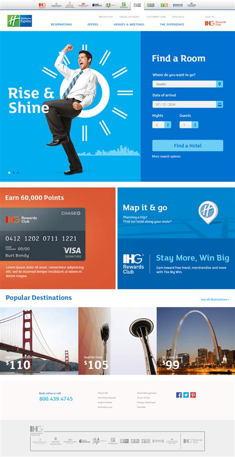 Holiday Inn Express Redesign :: Behance