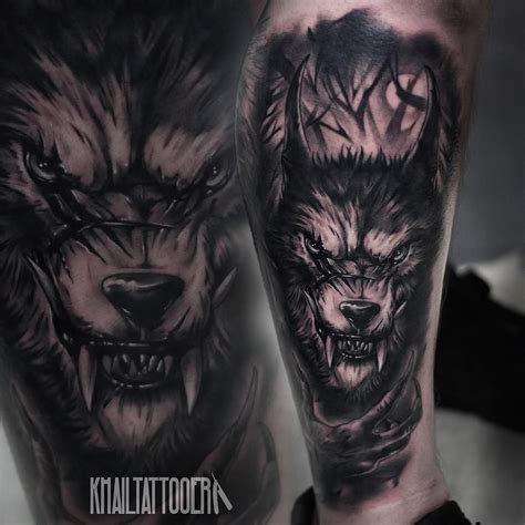 Angry Wolf Tattoo - Best Tattoo Ideas Gallery | Wolf tattoos, Wolf face ...