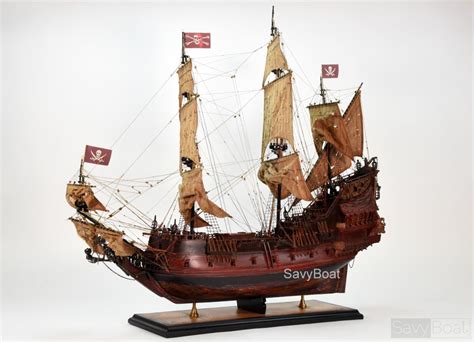 QUEEN ANNE'S REVENGE Handcrafted Wooden Model Ship | SavyBoat