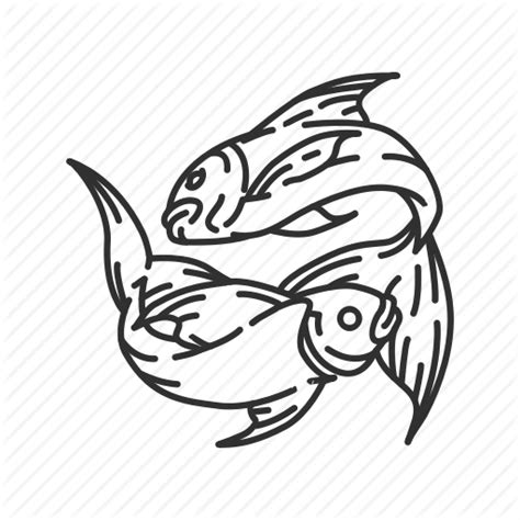 Pisces Fish Drawing at PaintingValley.com | Explore collection of ...