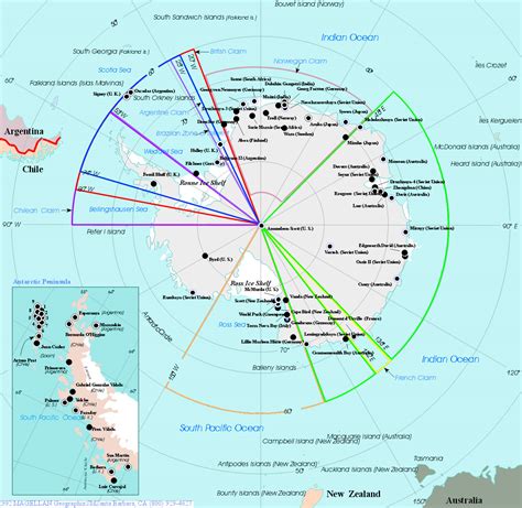 Map Antarctica