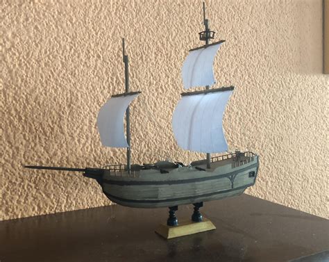 Here’s my scratch built brigantine : r/Seaofthieves