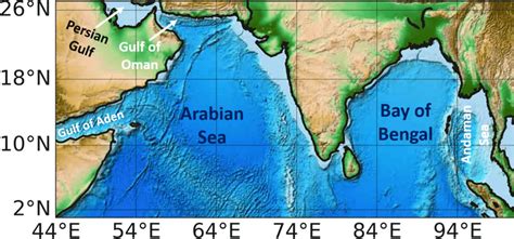 Geographic location of the ARB and BoB | Download Scientific Diagram