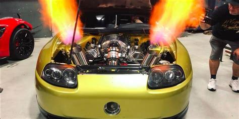 This 2800-HP Turbocharged Hemi-Powered Supra Is the King of Flames ...