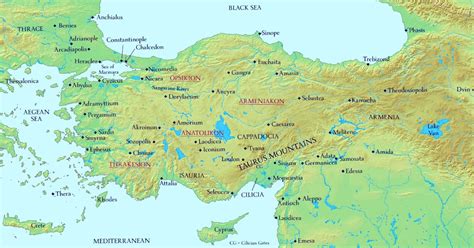 Anatolia Map | World Map 07