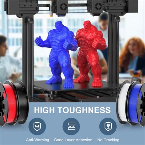 Snapklik.com : 3D Printer Filament Bundle 250g X 4 Spools, 1.75mm PLA ...