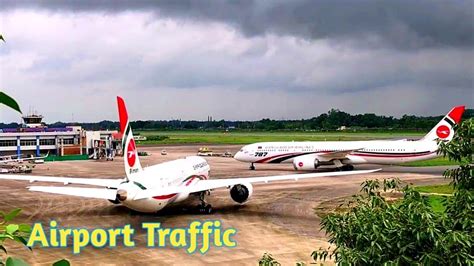 SYLHET AIRPORT TRAFFIC । BIMAN B787 । SYLHET TO MANCHESTER - YouTube