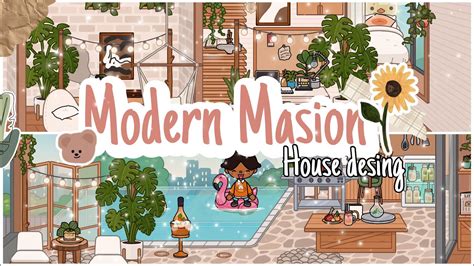 🧺Modern Mansion Makeover 🍂[House Design] Toca Boca 🧸 Tocalifeworld ...