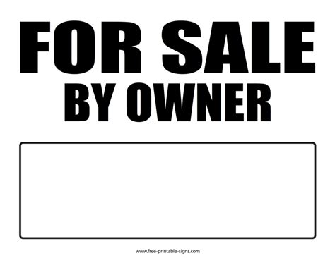 Printable Car For Sale Sign For Sale Sign, Project Cars For, 48% OFF