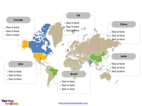 Powerpoint World Map Template