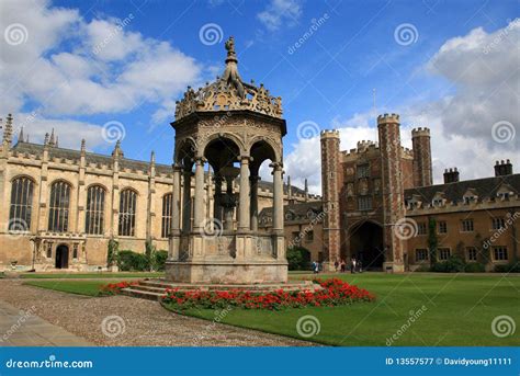 Trinity College, Cambridge stock image. Image of heritage - 13557577