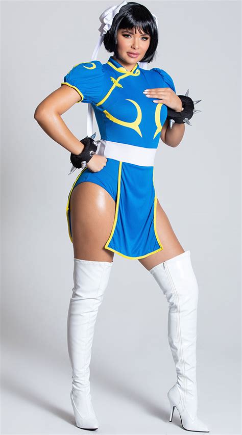 Street Fighter Chun Li Costume, Womens Street Fighter Costume, Chun Li ...