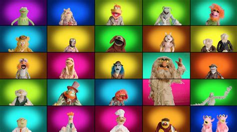 The Muppets: Over 60 Muppets reunite for classic theme song video