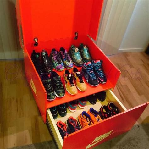 Giant Nike Shoe Box | Giant shoe box storage, Wood shoe storage, Shoe ...