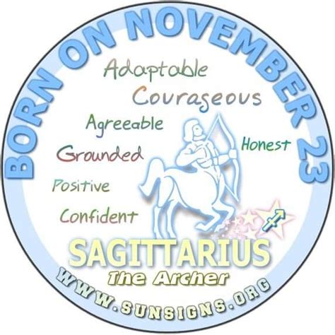 November 23 Zodiac Horoscope Birthday Personality - SunSigns.Org