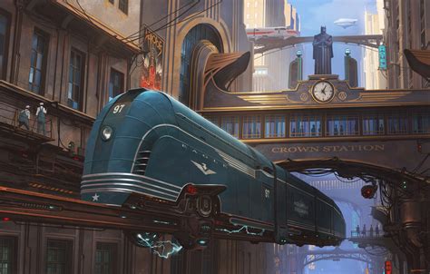 Station by Alejandro Burdisio : r/ImaginaryFuturism