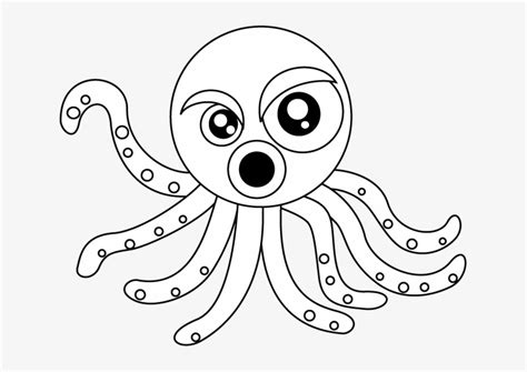 Octonauts Colossal Squid Coloring Page - Cartoon - Free Transparent PNG ...