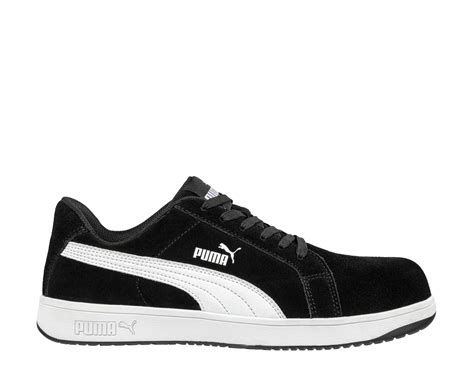 ICONIC SUEDE BLACK WNS LOW|PUMA SAFETY work shoes ASTM EH SR | Puma ...