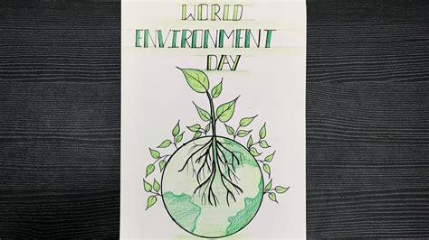 Poster Drawing, World Environment Day, Easy Drawings, Making Ideas ...