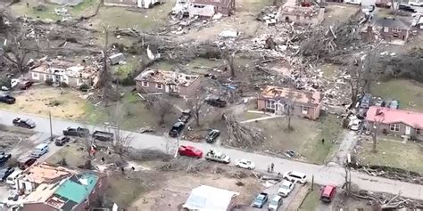 Drone video shows devastating aftermath of Clarksville tornado | Fox ...