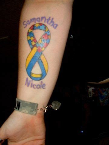 Two Awareness ribbon tattoo (With images) | Down syndrome tattoo ...