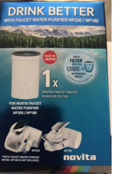 Novita Faucet water purifier filter, Furniture & Home Living, Bathroom ...