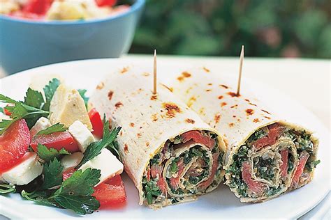 Lebanese-style lamb wrap