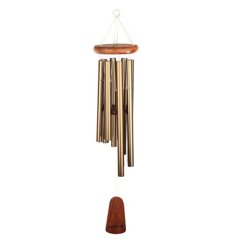 WindSong Chimes & Bells Bell Wind Chimes (Beechwood_Bronze_15x5x3 Inc ...