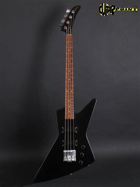 1985 Gibson Explorer Bass - Ebony-Vi85GiExBassBlk